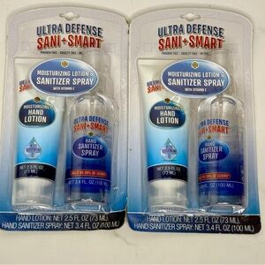 2 Packs Sanitizer Spray & Moisturizing Lotion
